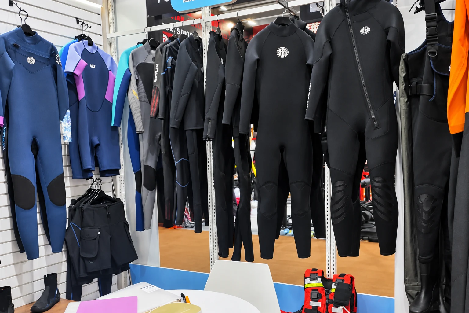 Trajes deportivos acu&aacute;ticos en la Fase 3 de la Feria de Cant&oacute;n